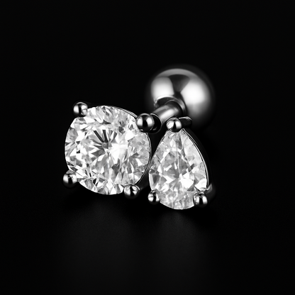 Piercings mini star set 6 stuks