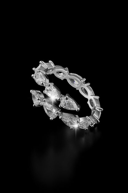 Snake zirkonia ring