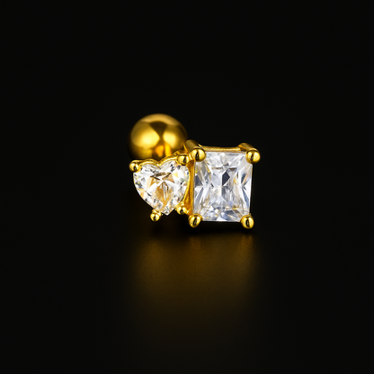 Piercings mini star set 6 stuks