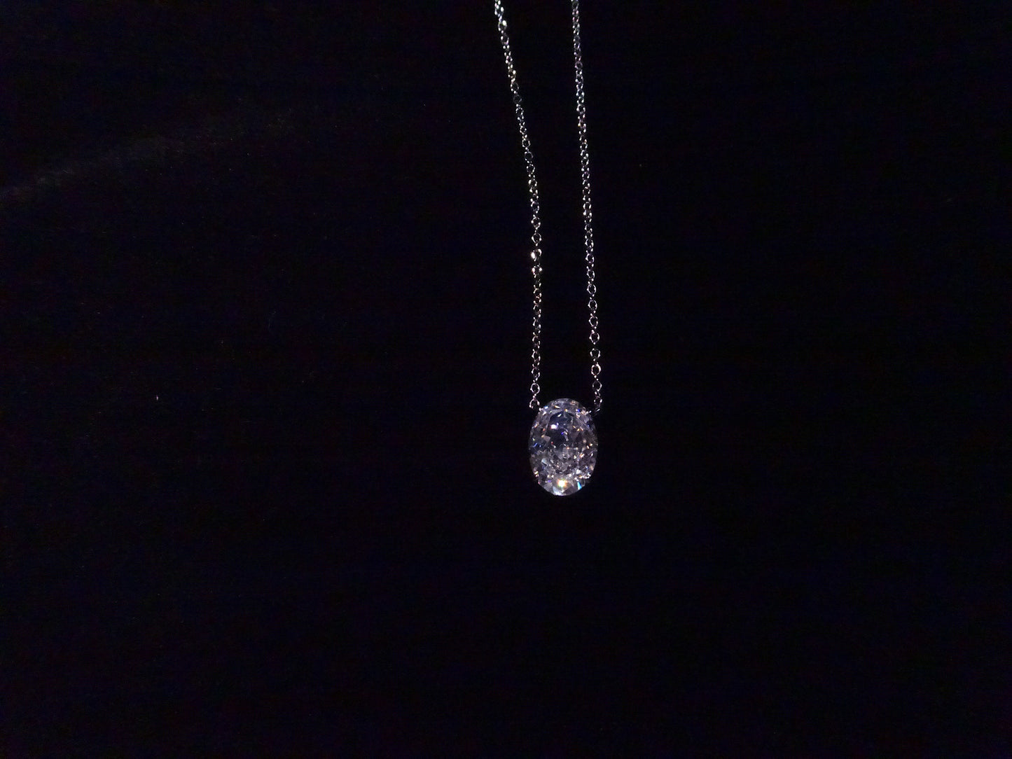 XL White Sapphire ketting