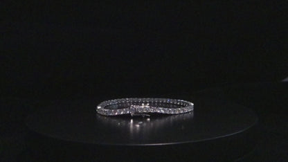 Tennisarmband 3mm white gold unisex