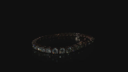 Tennisarmband Unisex roségold 4mm