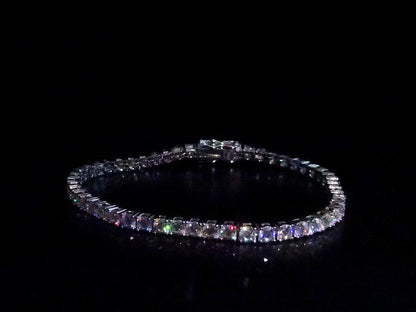 Tennisarmband 3mm white gold unisex