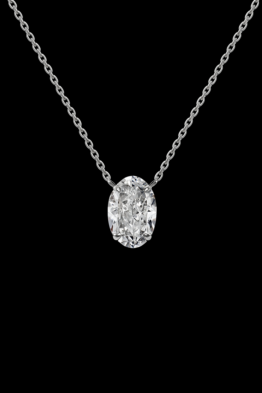 XL White Sapphire ketting